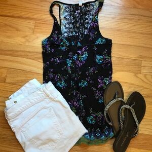 Free people boho paisley tank top
